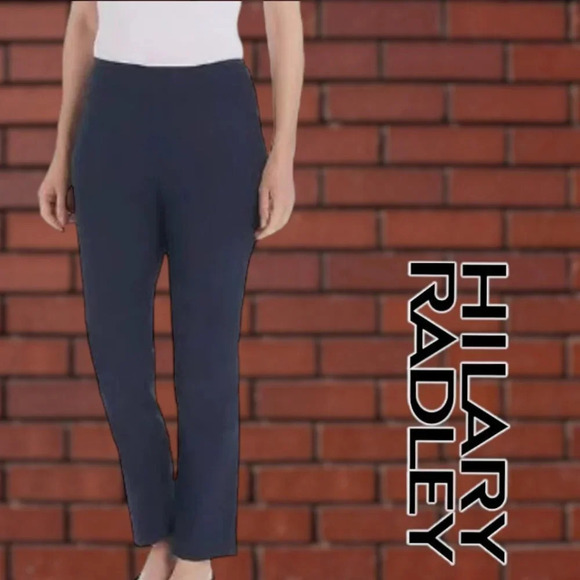 Hilary Radley Pants - Hilary Radley | Ladies' Pull-On Ankle Pant Mid-rise | Navy | NWT